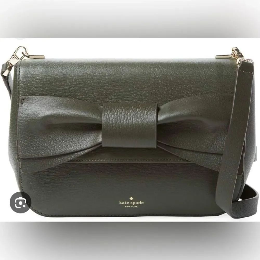 Kate Spade New York OLIVE DRIVE HETTY BOW CROSSBODY in Loden